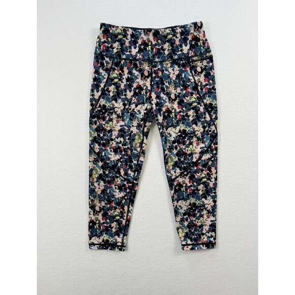 Sweaty Betty Power 7/8 Crop Leggings 20” Floral Print Women’s Small - Picture 1 of 4